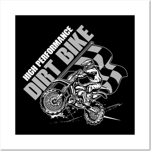 DIRTBIKE HIGH PERFORMANCE Posters and Art